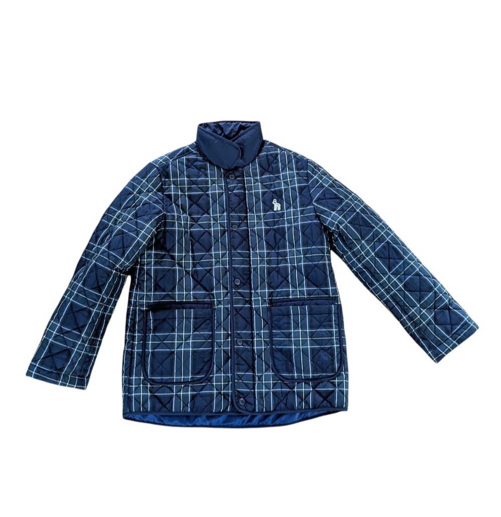 HAZZYS Kids Quilted Barn Jacket Blue 13Y